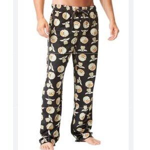 Men's Star Wars The Mandalorian Grogu Loungewear Pajama Pants L